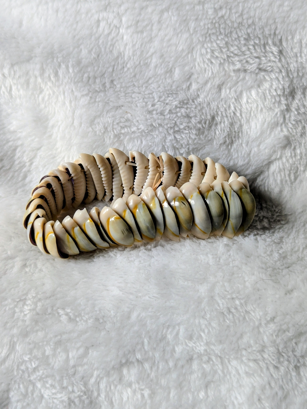 Natural Shell Decoration Bracelet - Cream/Yellow